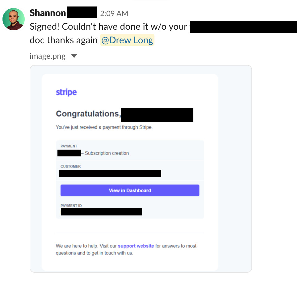 Client proof