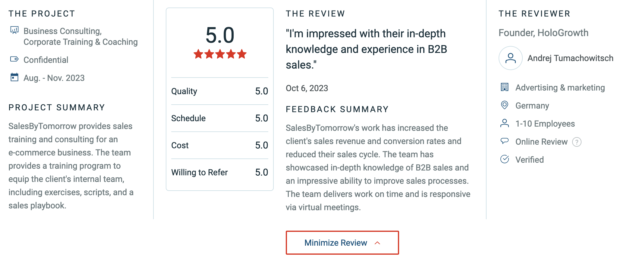 Clutch review